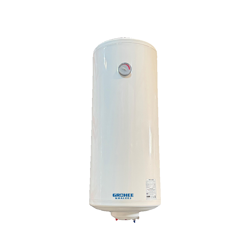 Grohee Khaleej glass-lined water heater, 80 litre, vertical